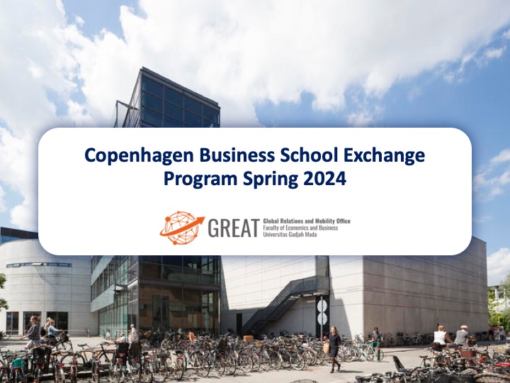 Copenhagen Business School Exchange Program Spring 2024 – Office of  Admission and International Exchanges and Cooperations